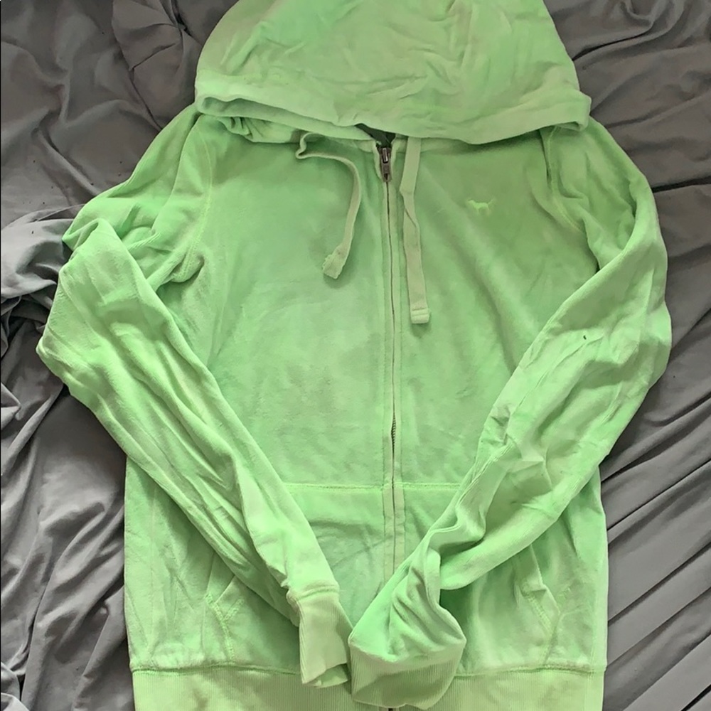 Love pink zip up